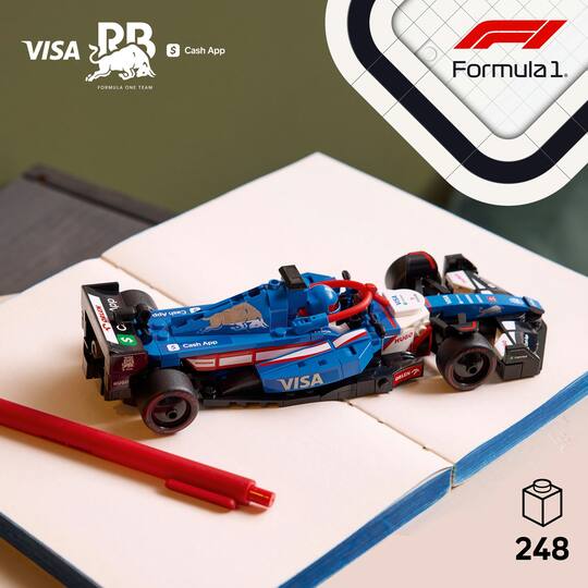 LEGO® Speed Champions Visa Cash App RB VCARB 01 F1® Race Car Vehicle Kit 77246